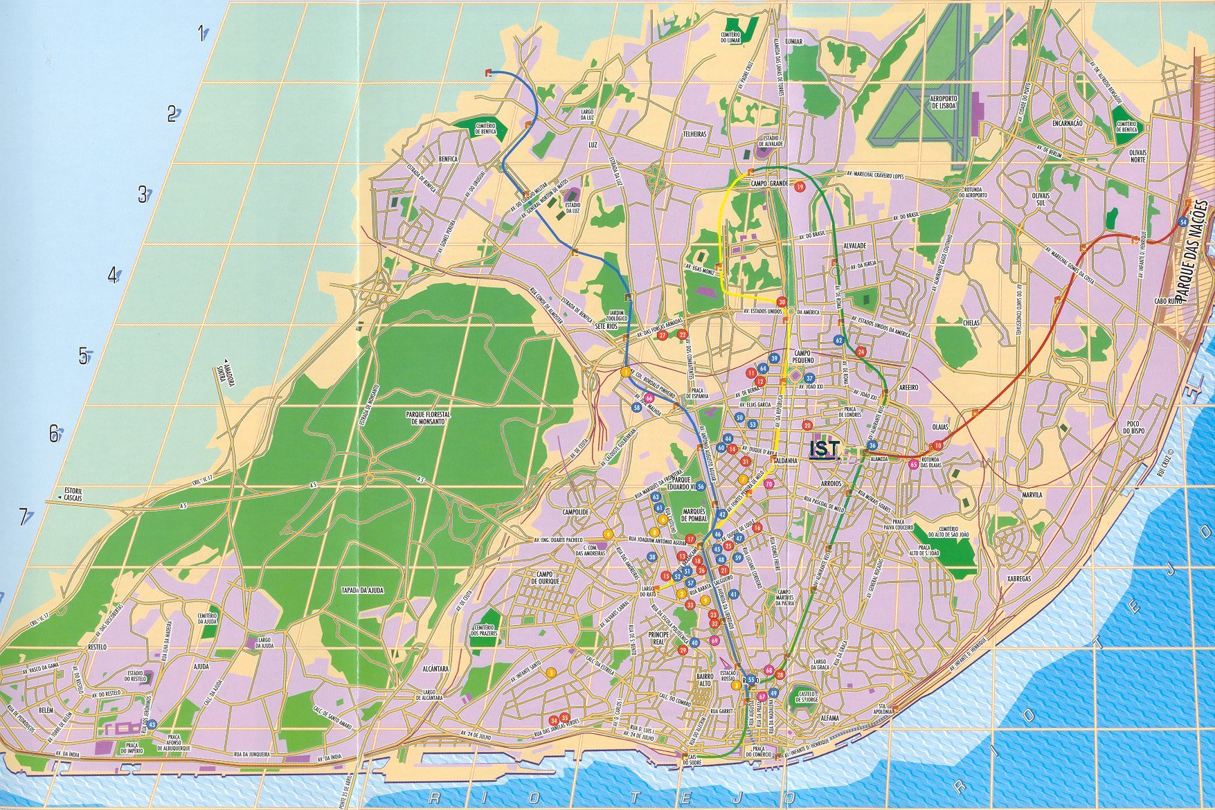 Lisbon Map
